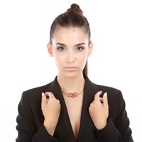 Necklace Fraleoni Woman in Silver CL.BELLA GOLD/LAMPONE - CL.BELLA GOLD/LAMPONE